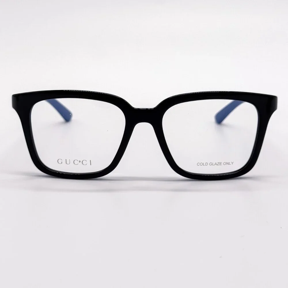 NEW GUCCI GG1738O 004 BLACK/BLUE MEN EYEGLASSES GUCCI